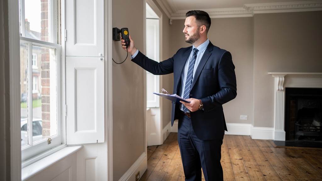 Hampton Surveyors building surveyor inspecting a Victorian property
